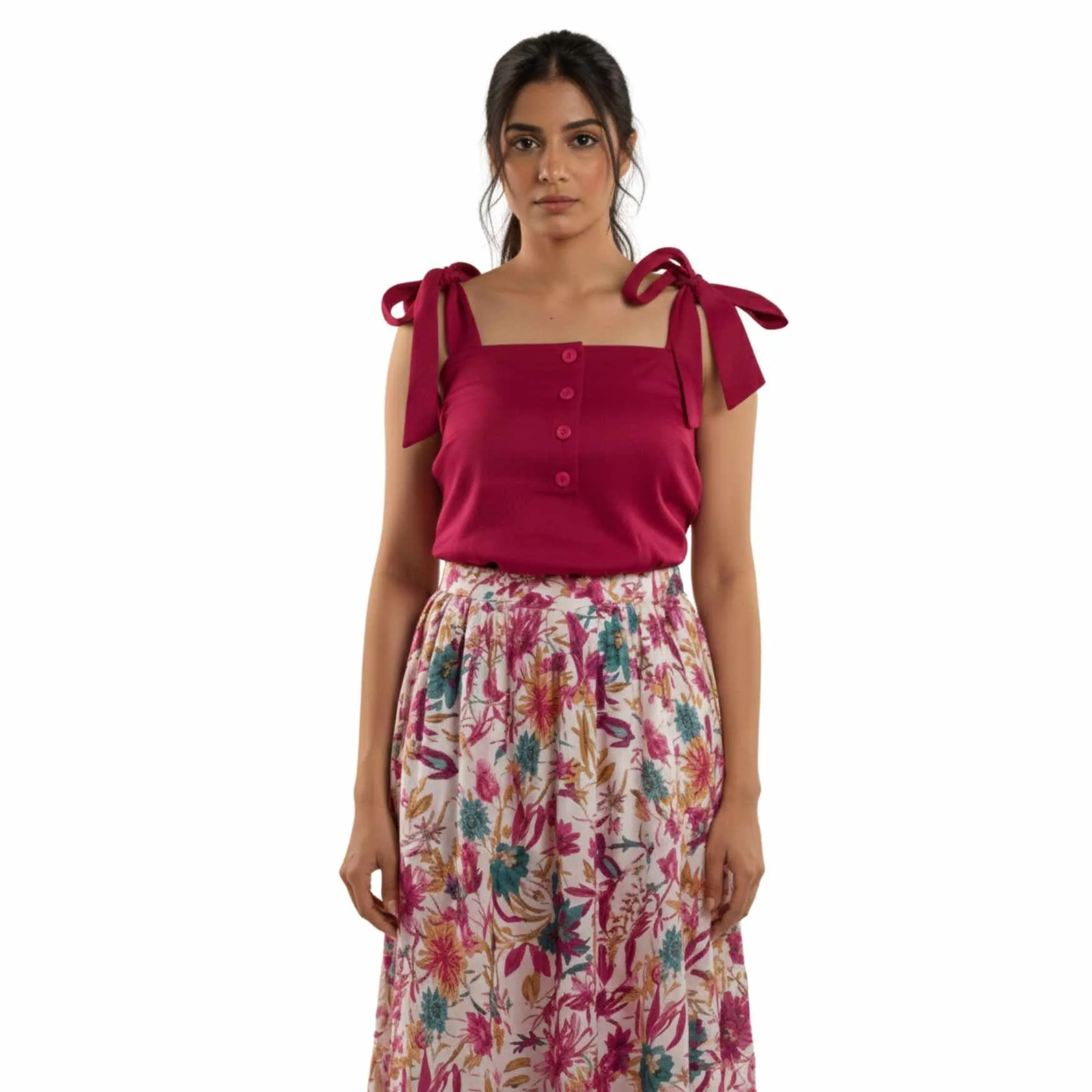 Easy Flow Skirt and Top detail view